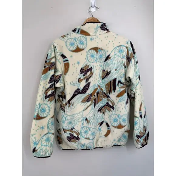 Patagonia Synchilla Snap-T Fleece Harvest Moon Owl Size Large - Picture 7 of 12